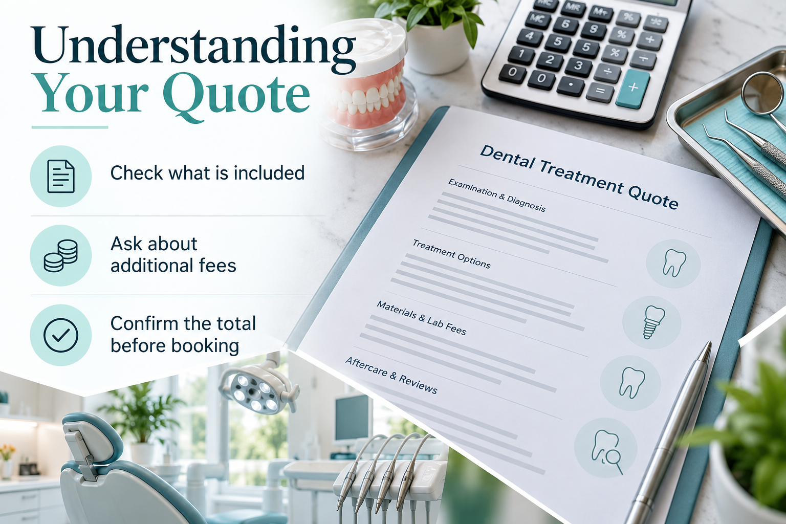 Understanding Your Quote. Check what is included. Ask about additional fees. Confirm the total before booking